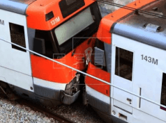 Accidente en tren con indemnización